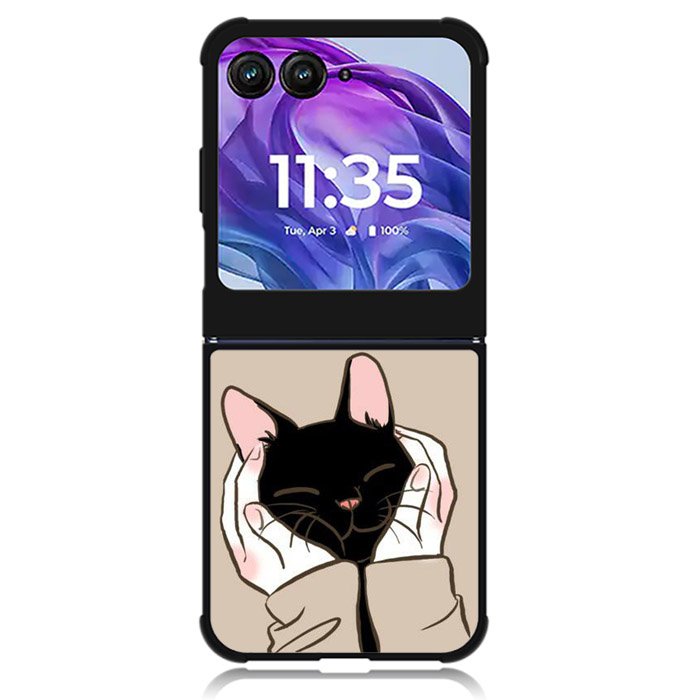 Cat Cute Motorola Moto Razr Plus 2024 , Moto Razr+ 2024 Case