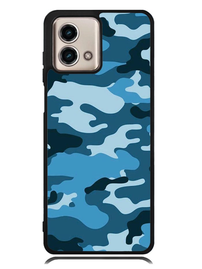 Camouflage Blue Motorola Moto G Stylus 5G 2023 Case OV4382