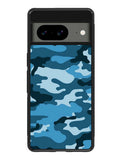 Camouflage Blue Google Pixel 8A Case QC4382