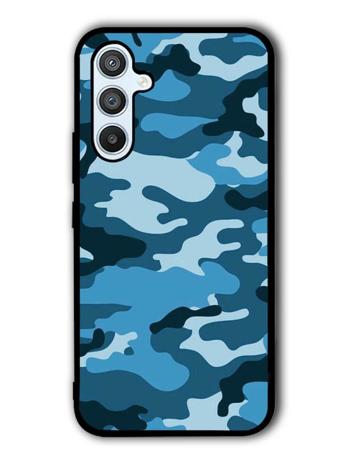 Camouflage Blue Samsung Galaxy A14 5G Case QC4382