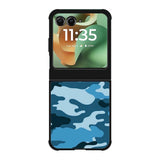 Camouflage Blue Motorola Moto RAZR 2025 Case OV4382