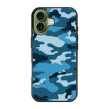 Camouflage Blue iPhone 17 Case QC4382