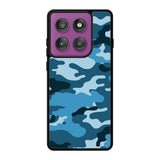 Camouflage Blue Motorola Moto Edge 60 Pro Case QC4382