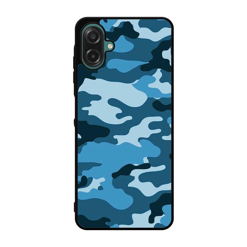 Camouflage Blue Samsung Galaxy A07 Case QC4382