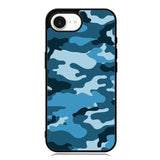 Camouflage Blue iPhone 16e Case OV4382