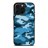 Camouflage Blue iPhone 16 Pro Max Case OV4382