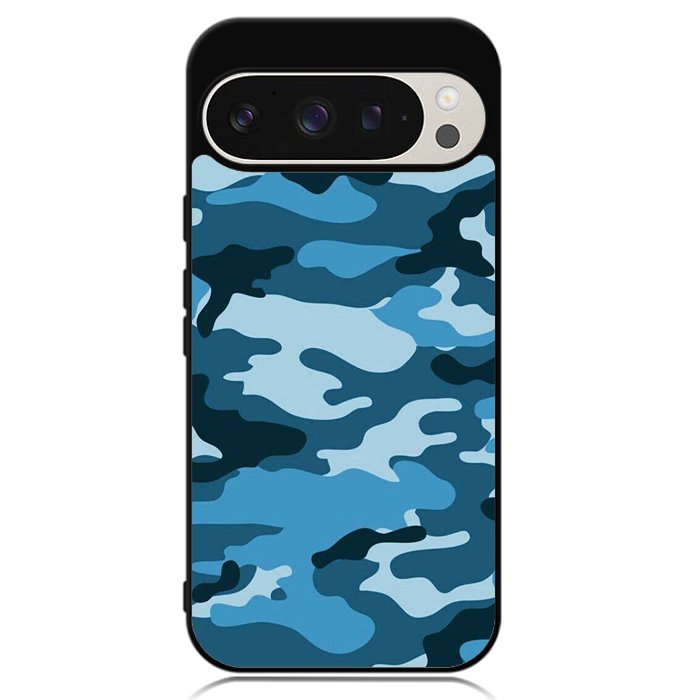 Camouflage Blue Google Pixel 9 Pro XL Case OV4382