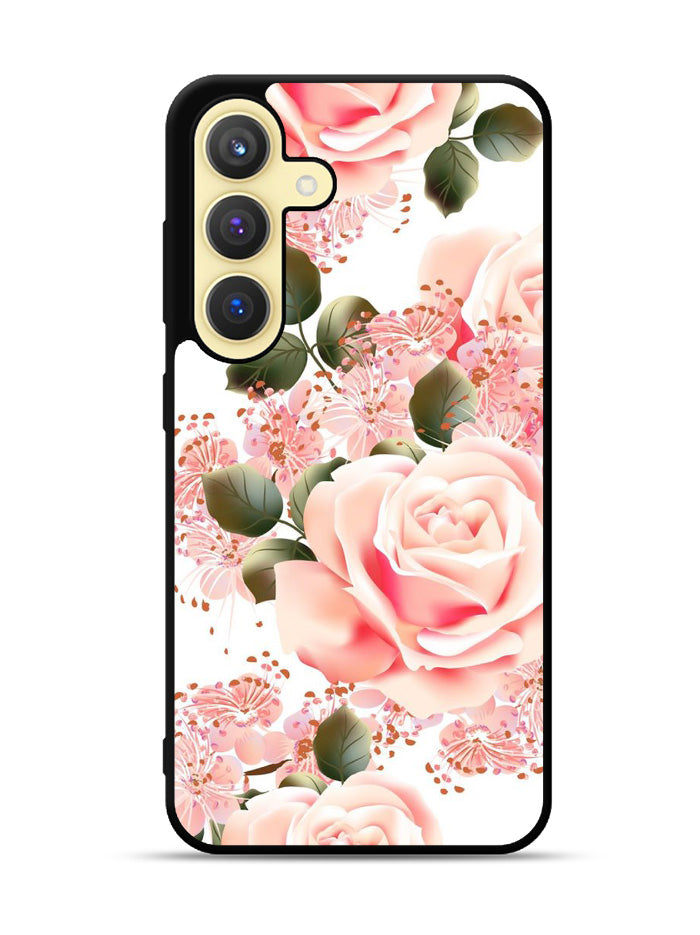 Flowers Pink Samsung Galaxy S25 Plus 5G , Samsung Galaxy S25+ 5G Case