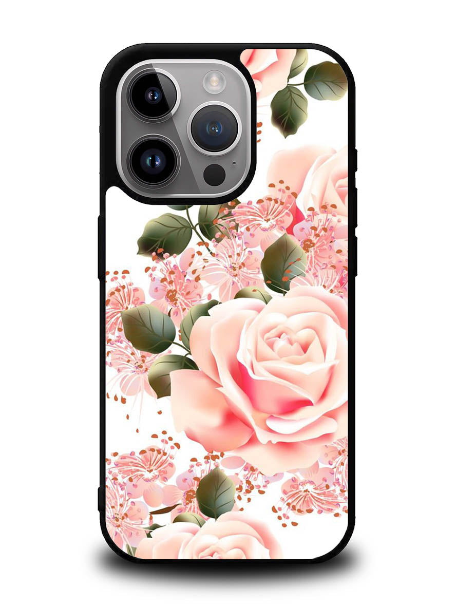 Flowers Pink iPhone 15 Pro Case