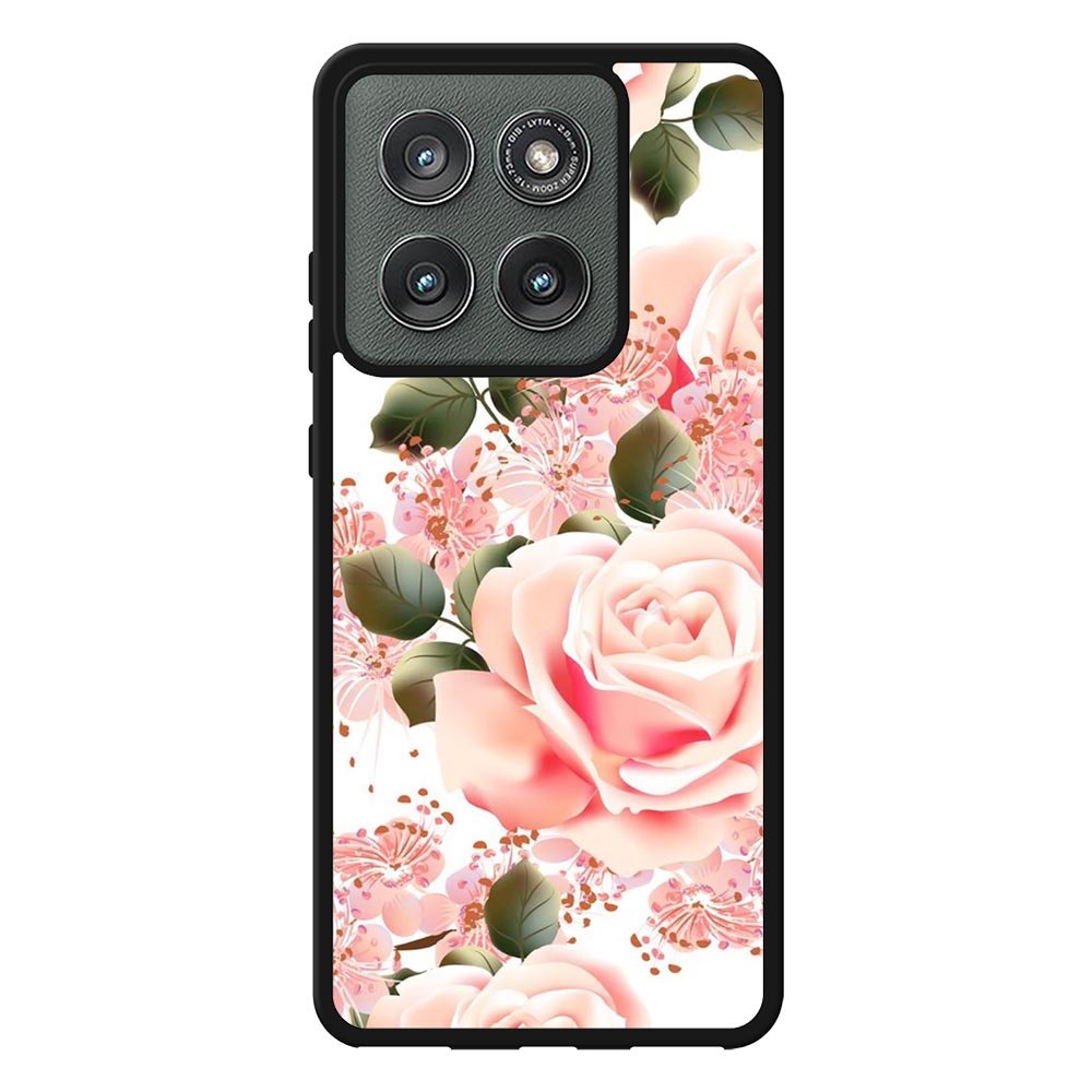 Flowers Pink Motorola Moto Edge 2025 Case