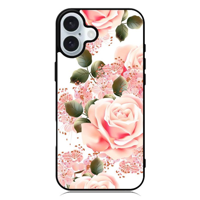 Flowers Pink iPhone 16 Plus Case