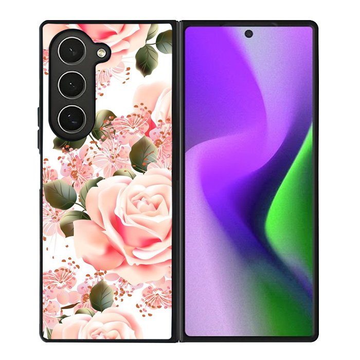 Flowers Pink Samsung Galaxy Z Fold 6 Case