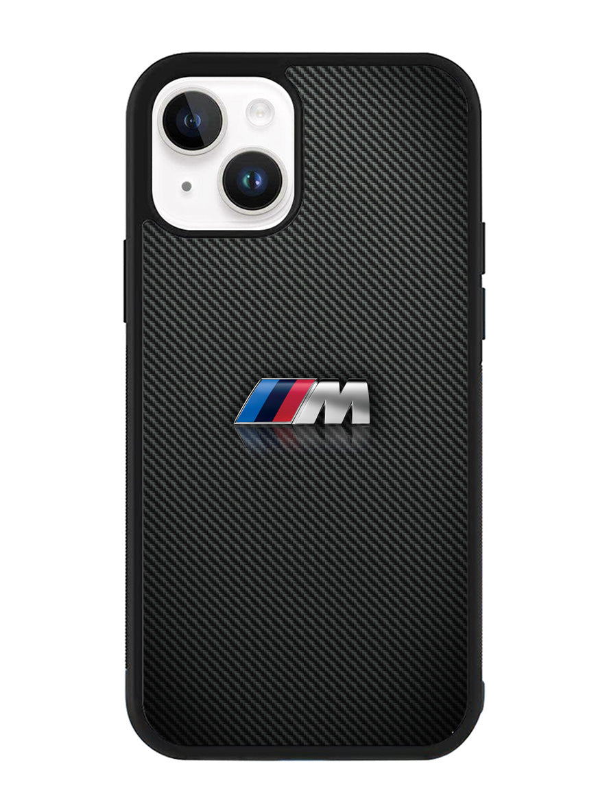 BMW M3 Logo Carbon iPhone 14 Case QC4175