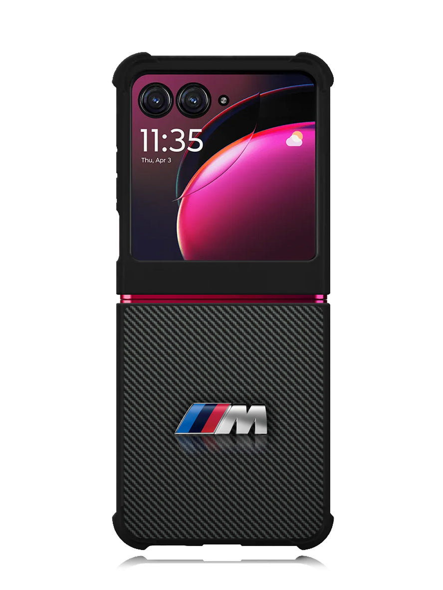 BMW M3 Logo Carbon Motorola Moto Razr Plus 2023 , Moto Razr+ 2023 Case OV4175