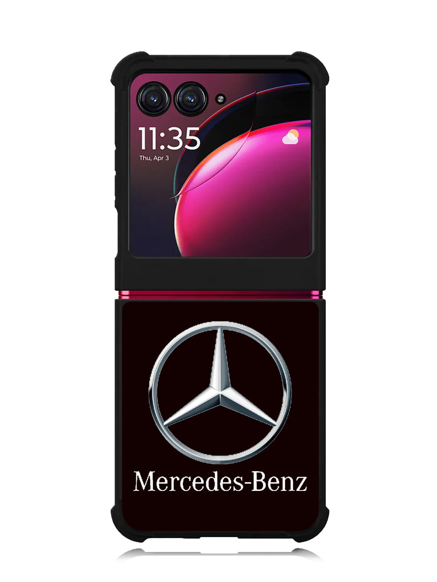 Mercedes Bens Logo Motorola Moto Razr Plus 2023 , Moto Razr+ 2023 Case
