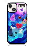 BTS BT21 Galaxy iPhone 14 Case OV4291