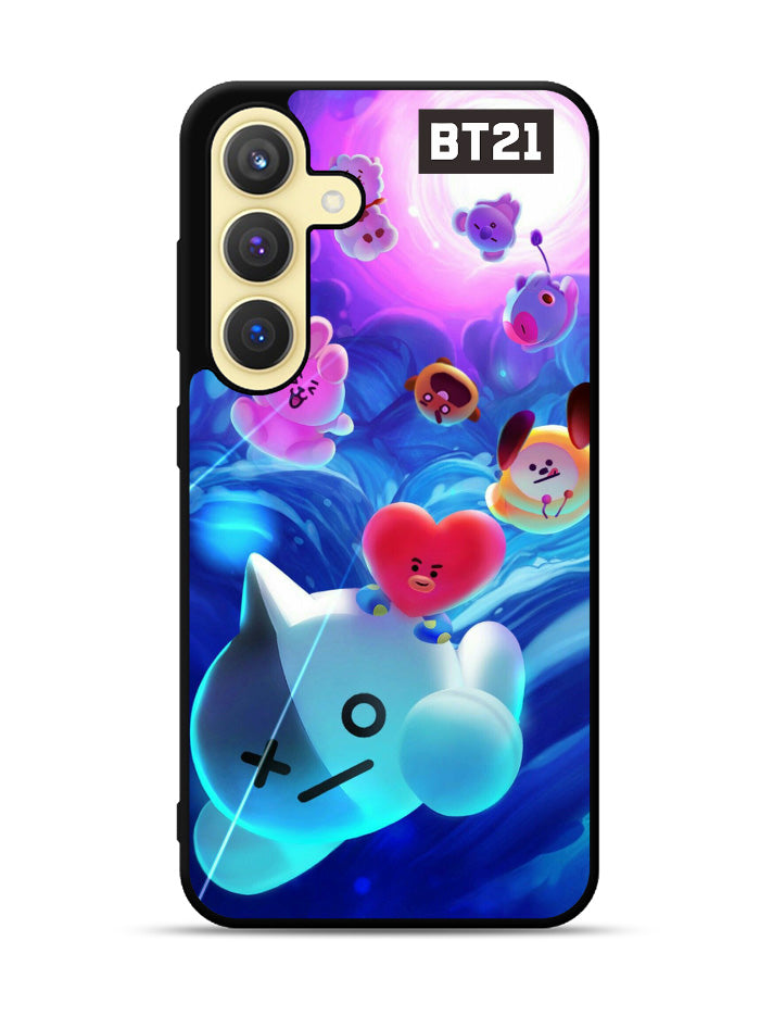 BTS BT21 Galaxy Samsung Galaxy S24 Plus 5G , Samsung Galaxy S24+ 5G Case