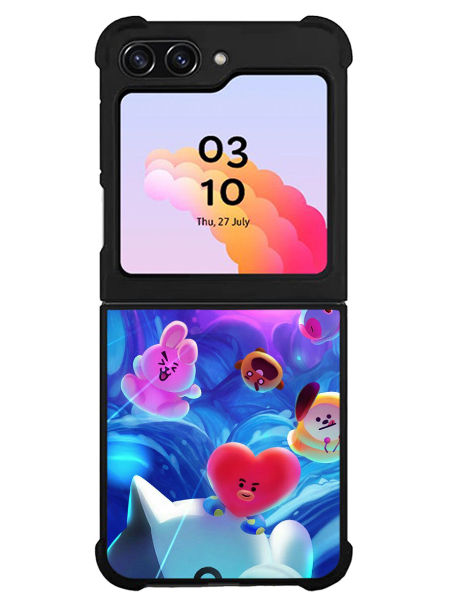 BTS BT21 Galaxy Samsung Galaxy Z Flip 5 5G 2023 Case