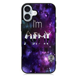BTS Army Galaxy iPhone 16 Case QC4251