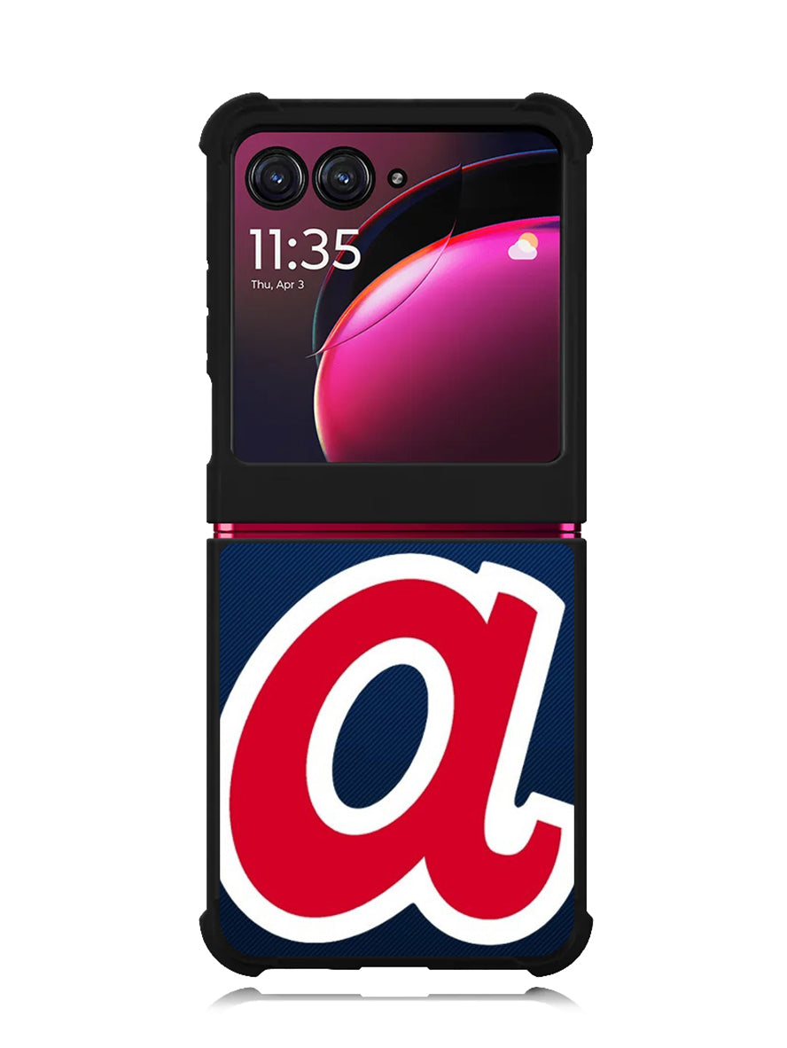 Atlanta Braves Backgrounds Motorola Moto Razr Plus 2023 , Moto Razr+ 2023 Case OV3906