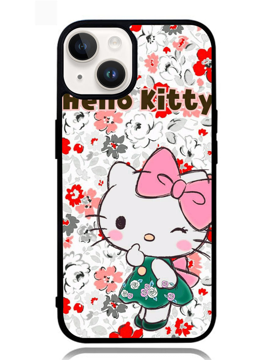 Hello Kitty Cute Flower Google iPhone 14 Case OV1905