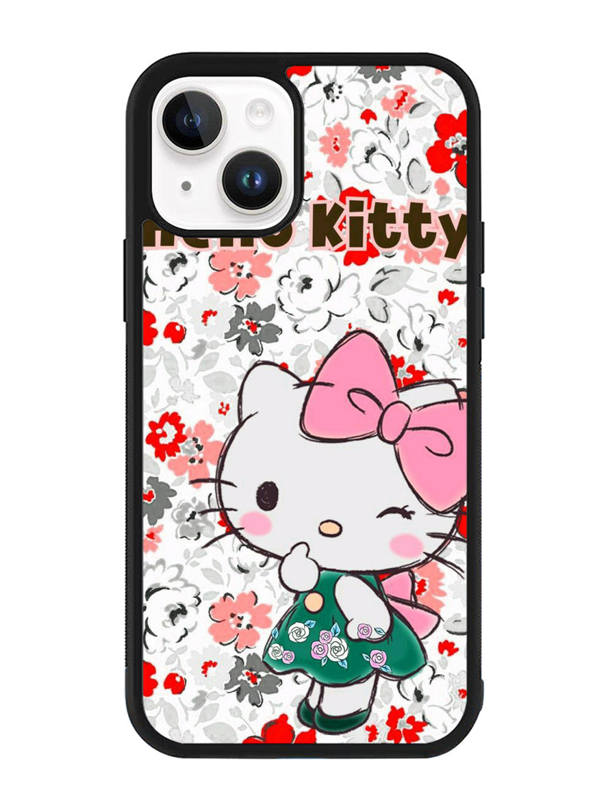 Hello Kitty Cute Flower iPhone 15 Plus Case OV1905