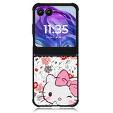 Hello Kitty Cute Flower Motorola Moto Razr Plus 2024 , Moto Razr+ 2024 Case