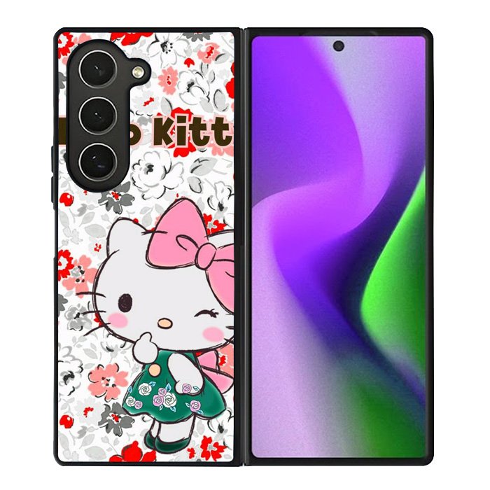 Hello Kitty Cute Flower Samsung Galaxy Z Fold 6 Case