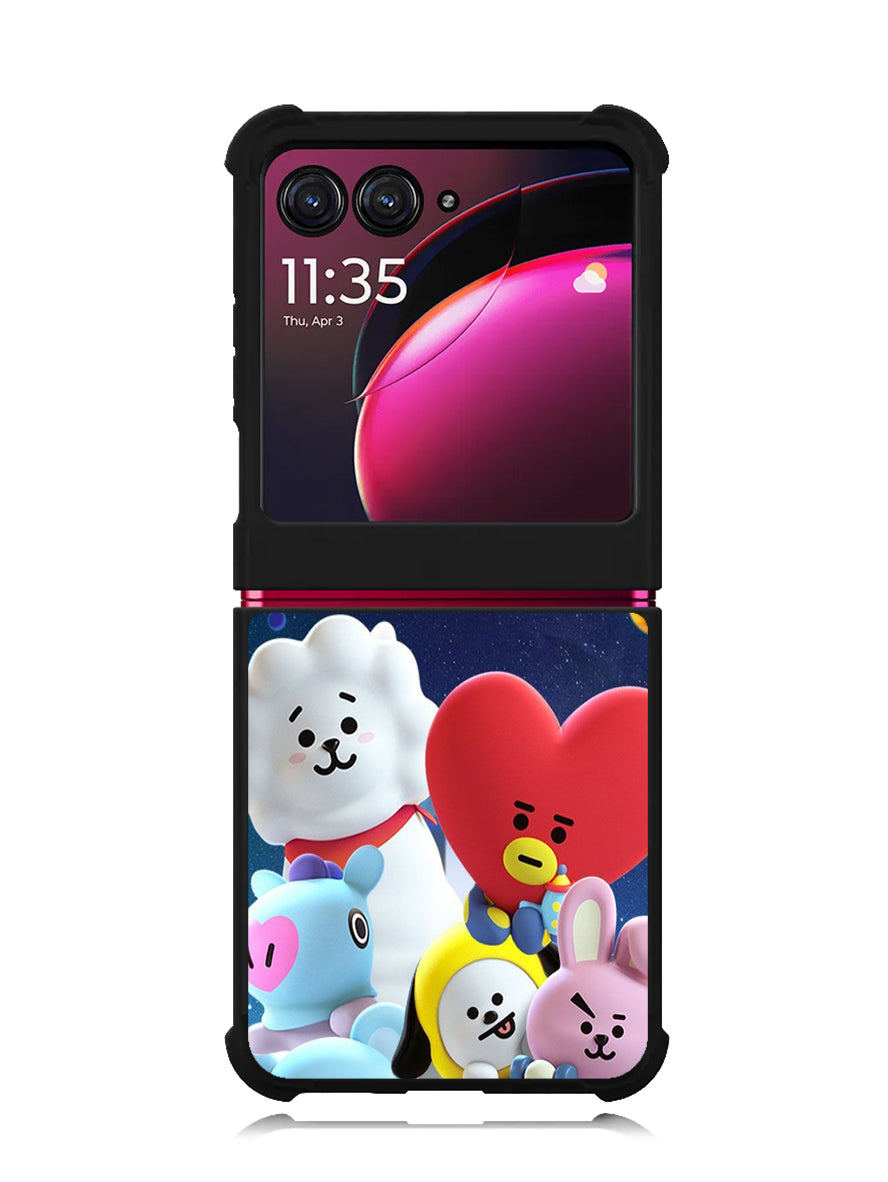 BTS BT21 Cute Motorola Moto Razr Plus 2023 , Moto Razr+ 2023 Case OV4272