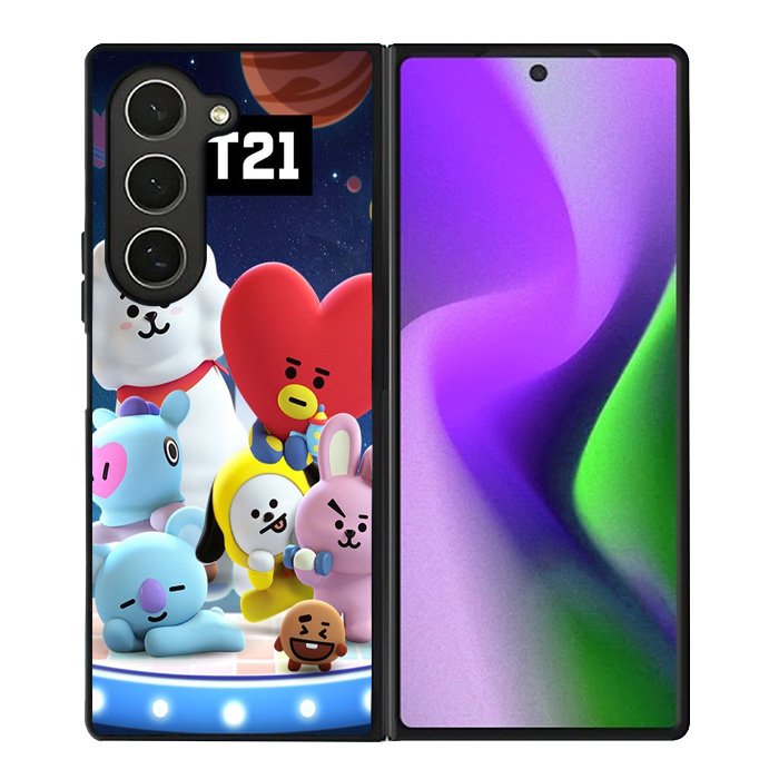 BTS BT21 Cute Samsung Galaxy Z Fold 6 5G 2024 Case OV4272