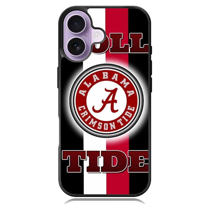 Alabama crimson tide Line iPhone 17 Case OV3782