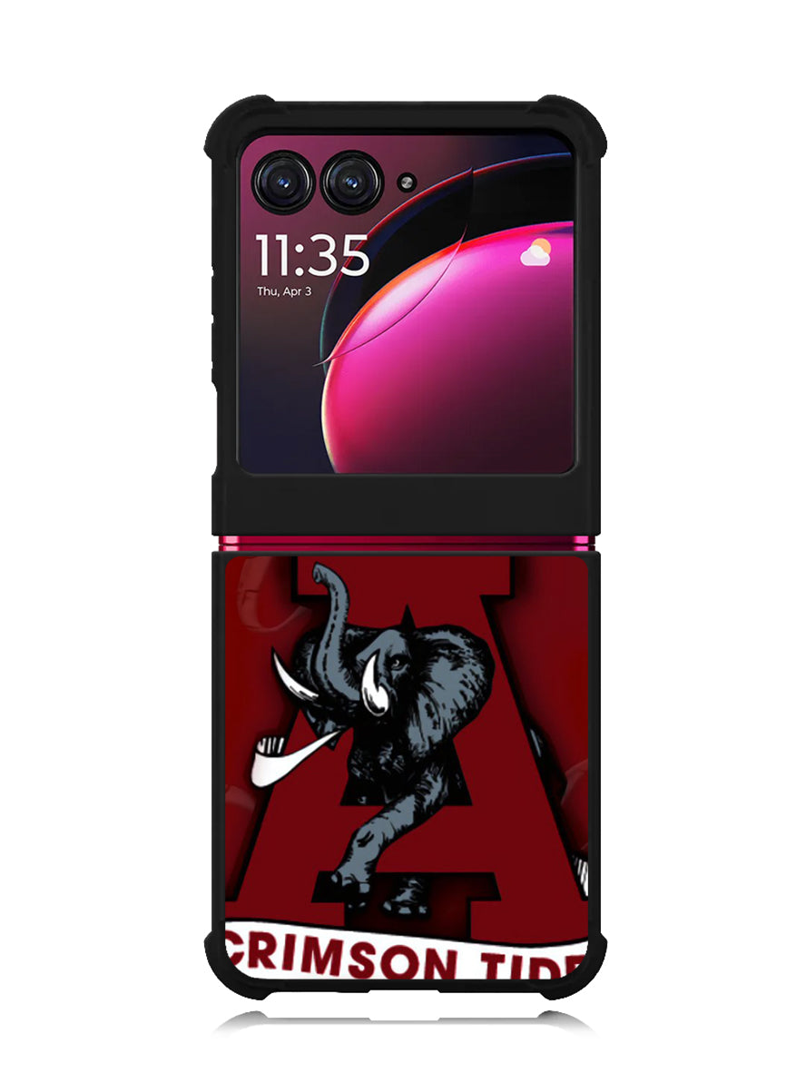 Alabama crimson tide football Motorola Moto Razr Plus 2023 , Moto Razr+ 2023 Case
