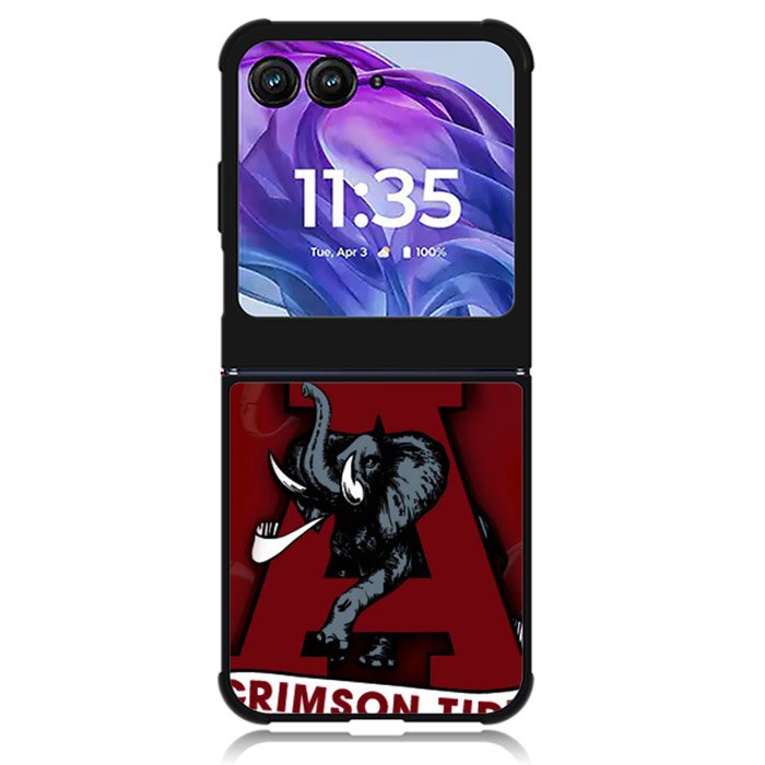 Alabama crimson tide football Motorola Moto Razr Plus 2024 , Moto Razr+ 2024 Case