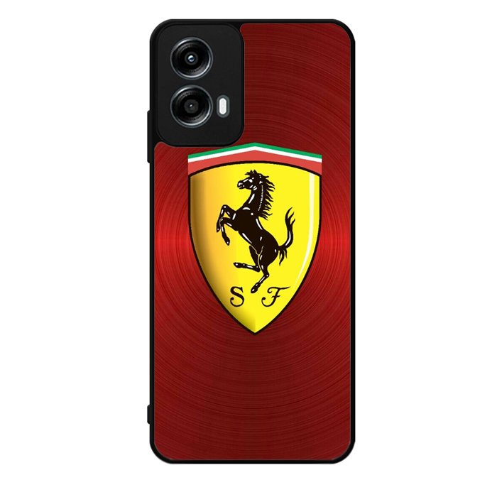 Ferrari Red Steel Motorola Moto G Play 2024 Case OV4886