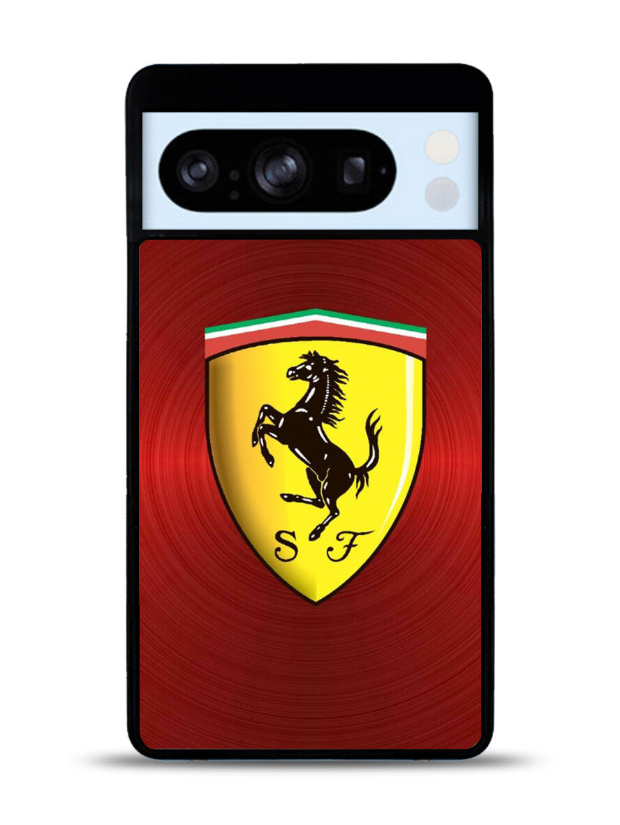 Ferrari Red Steel Google Pixel 8 Pro Case QC4886