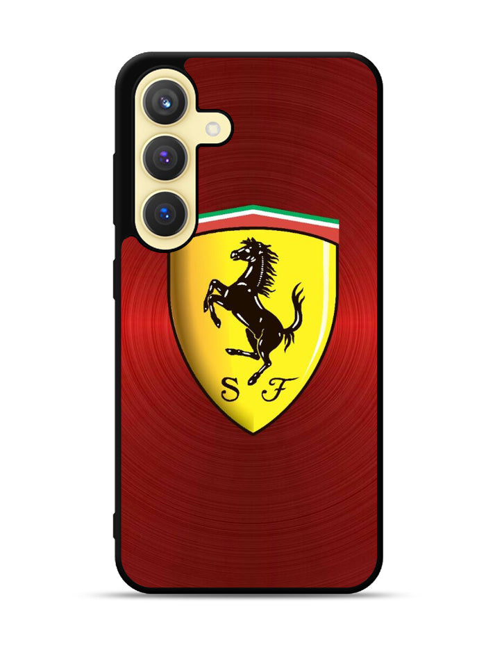 Ferrari Red Steel Samsung Galaxy S25 Plus 5G , Samsung Galaxy S25+ 5G Case OV4886