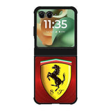 Ferrari Red Steel Motorola Moto RAZR 2025 Case OV4886