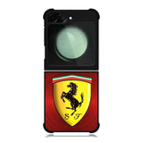 Ferrari Red Steel Samsung Galaxy Z Flip 6 5G 2024 Case OV4886