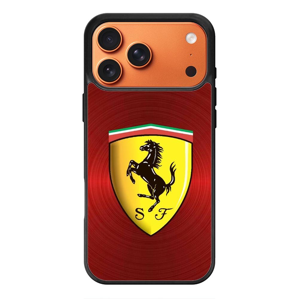 Ferrari Red Steel iPhone 17 Pro Max Case OV4886