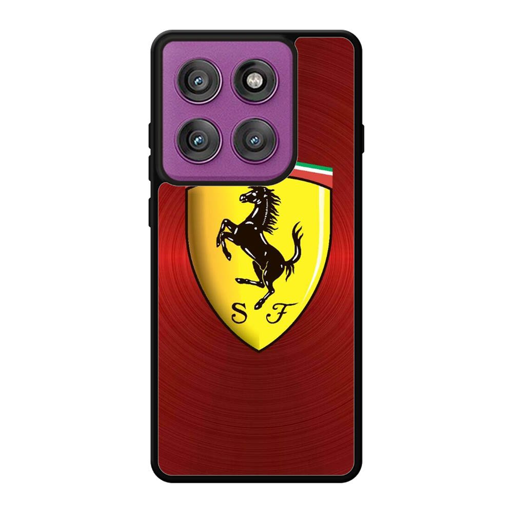 Ferrari Red Steel Motorola Moto Edge 60 Pro Case OV4886