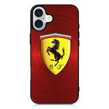 Ferrari Red Steel iPhone 16 Case QC4886