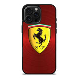 Ferrari Red Steel iPhone 16 Pro Case OV4886