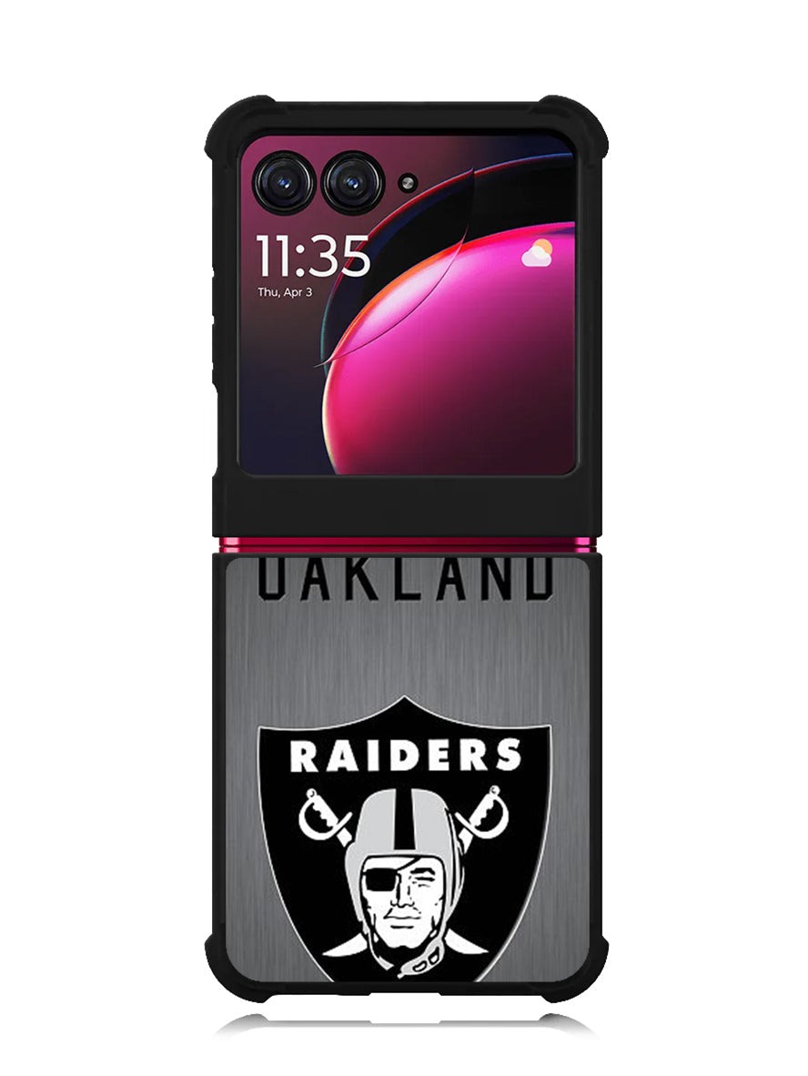 Oakland Raiders Logo Motorola Moto Razr Plus 2023 , Moto Razr+ 2023 Case OV3037