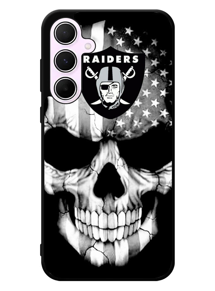 Skull Oakland Raiders Samsung Galaxy A35 5G Case