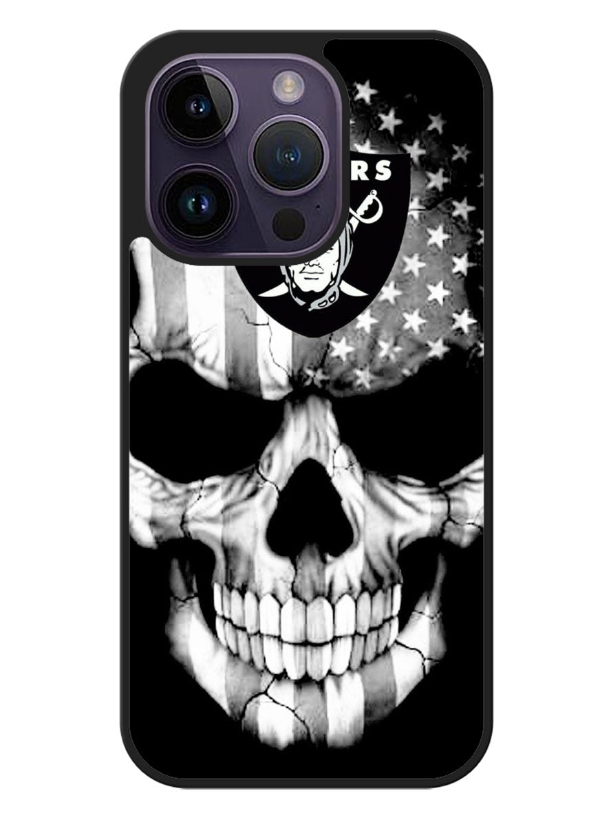 Skull Oakland Raiders iPhone 14 Pro Max Case OV1909