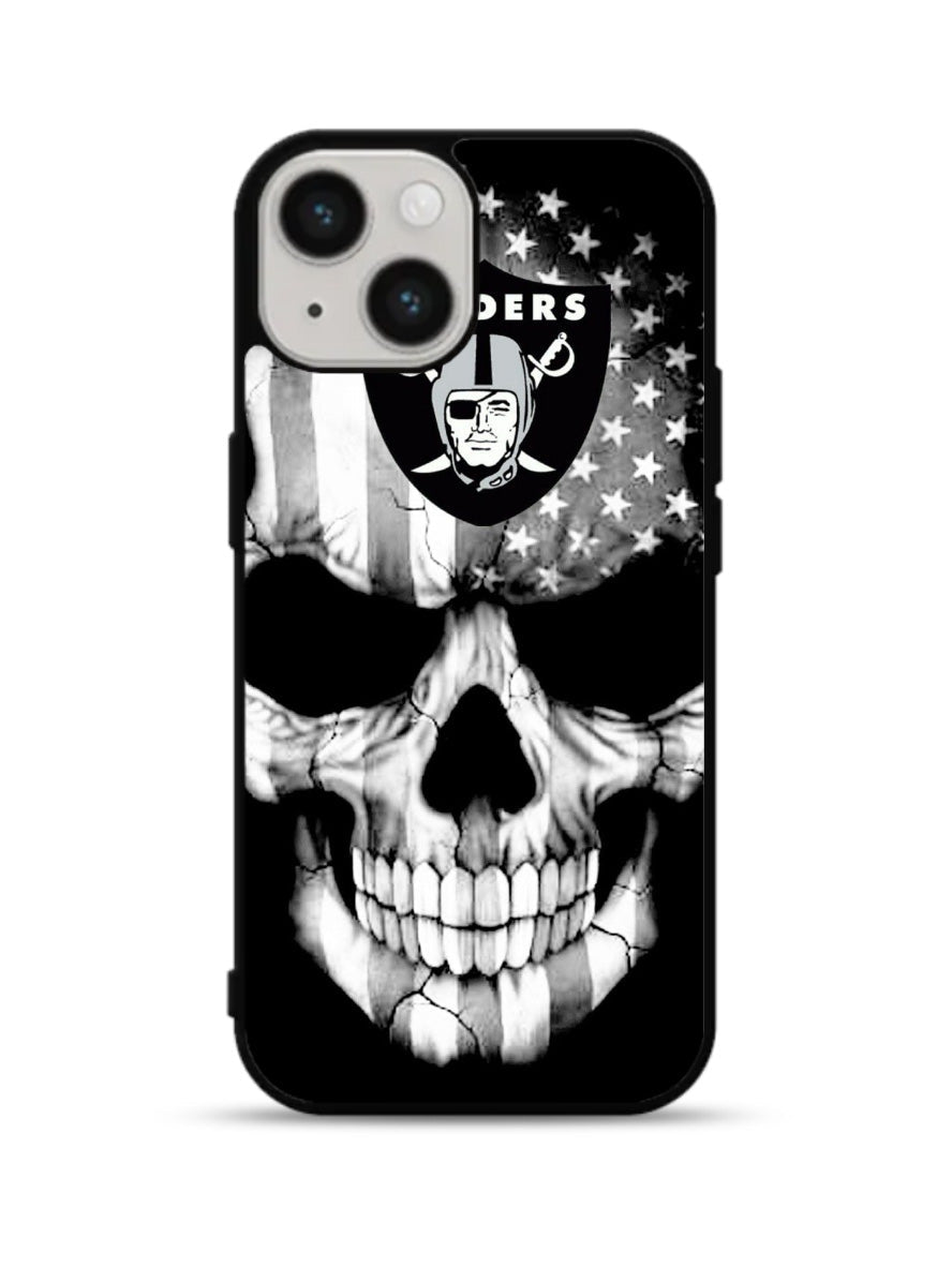 Skull Oakland Raiders iPhone 15 Plus Case