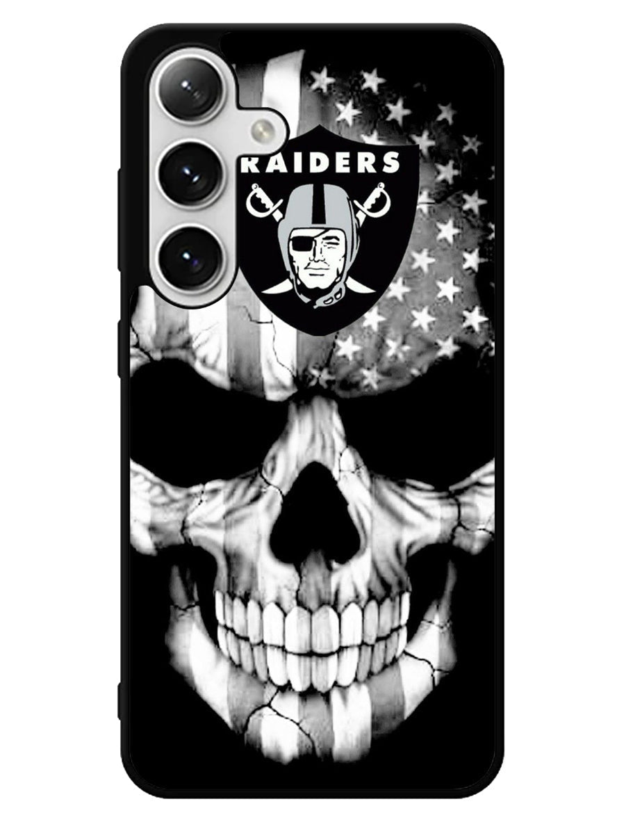 Skull Oakland Raiders Samsung Galaxy S24 5G Case