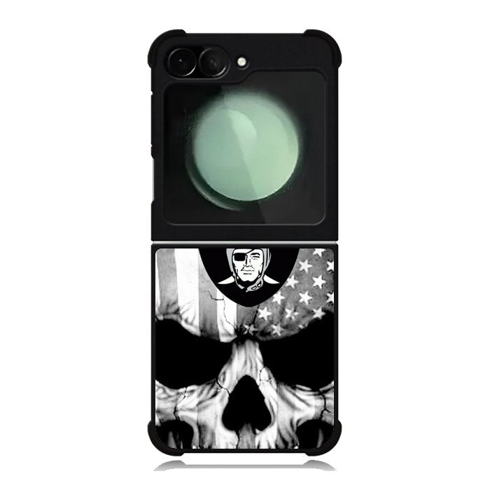 Skull Oakland Raiders Samsung Galaxy Z Flip 6 Case