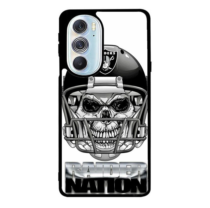 Oakland Raiders Nation Motorola Moto Edge 2022 Case