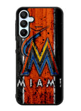 Miami Marlins Logo Samsung Galaxy A35 5G Case OV1914